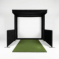 Golf Simulator Enclosure Designed for Indoor Practice, 7 Size Options, Impact Screen, Free Side Barriers