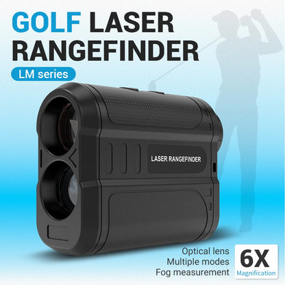 Laser Golf Rangefinder 500/600/900Yards 6X Lens Slope Compensating Flagpole Lock Golf Laser Range Finder Measuring Tool
