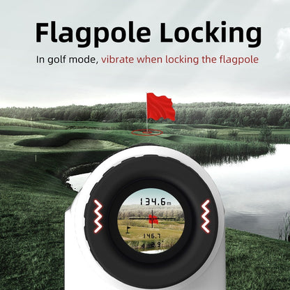 Laser Golf Rangefinder with Slope, Flag Lock Vibration,Magn