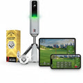 MLM2PRO Launch Monitor Golf Simulator | Swing Trainer & Shot Tracker for Home & Driving Range | Golf Training Aid (3 Chrome Tour Balls)