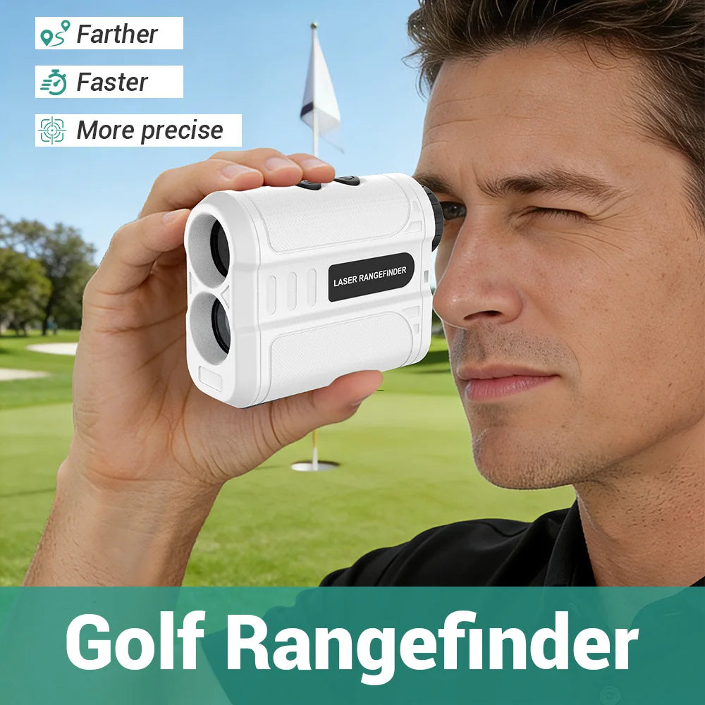 Laser Golf Rangefinder 500/600/900Yards 6X Lens Slope Compensating Flagpole Lock Golf Laser Range Finder Measuring Tool