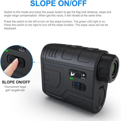 Precision Pro Golf Rangefinder with Slope On/Off,1200 Yards Laser Range Finder